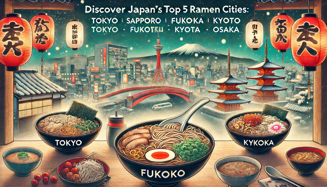 【2024】Discover Japan’s Top 5 Ramen Cities: Tokyo, Sapporo, Fukuoka, Kyoto, and Osaka